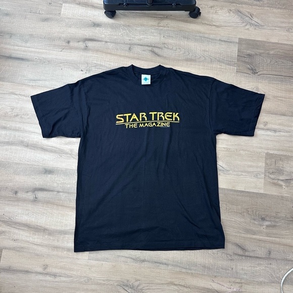 Vintage 1998 Star Trek Magazine T Shirt Size Mens XL - Tour Champ - Picture 1 of 5